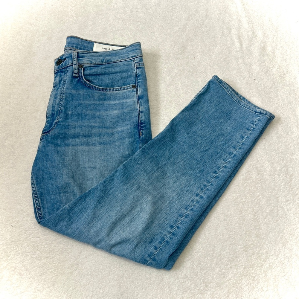 Rag & Bone Men's Light Wash Straight Leg Slim Jean - 31W x 32L